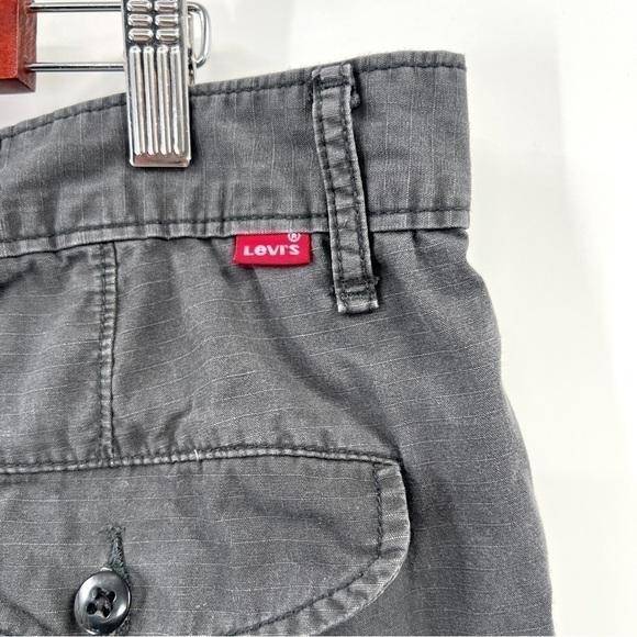 LEVI STRAUSS Men's Gray Ripstop Cargo Shorts Waist Size 42 - Picture 9 of 13